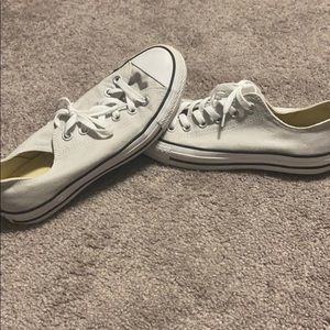 Light gray converse sneakers